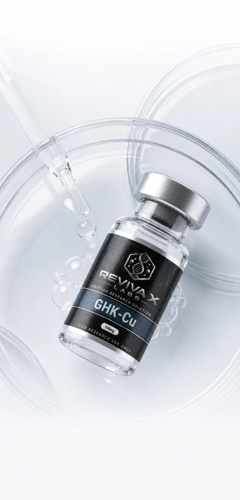 Research peptides United Kingdom - Reviva X Labs vial